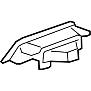GM 22861304 Bezel, Front Floor Console Compartment