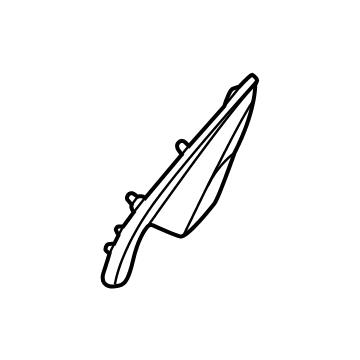 Hyundai 87651-CW000-NNB COVER-FR DR QURT INR, LH