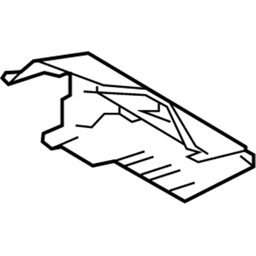 Lexus 64733-78010-C0 Board, Deck Trim Side