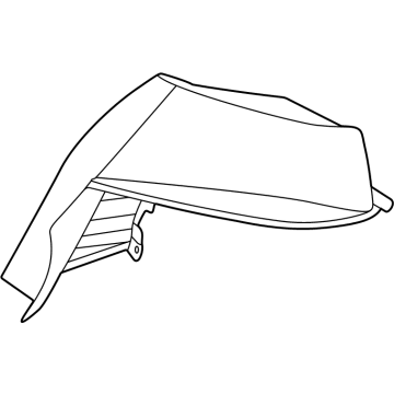 Kia 92411L2000 FLANGE Cover-Rear Co