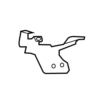 Nissan 16588-6CB0C Bracket-Tube & Duct