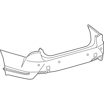 Lexus 52159-50946 COVER, RR BUMPER L/C