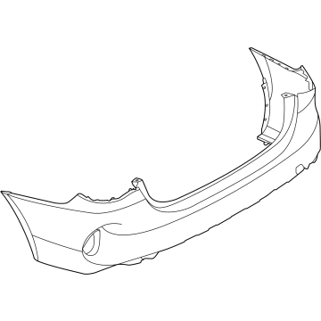 BMW 51-12-9-850-244 BUMPER TRIM PANEL, PRIMED, R