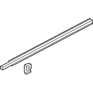 Acura 72910-TZ3-A01 Molding Assembly, Right Rear Do