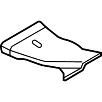 BMW 51-47-7-298-807 Heater Duct, Rear, Left Rear