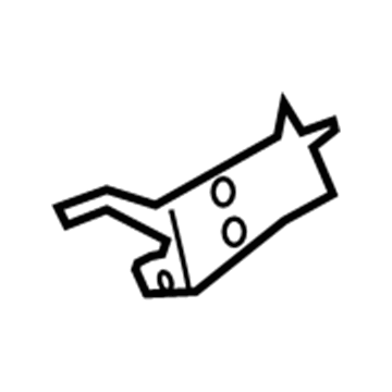 Nissan 54314-EJ24A Bracket-Brake Hose, RH