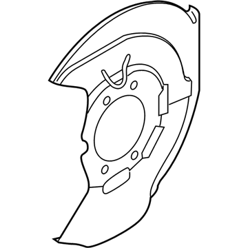 Infiniti 41161-1EX1A Splash Shield