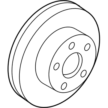 Nissan 40206-4GA0A Rotor-Disc Brake, Front