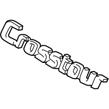 Honda 75722-TP6-A01 Emblem, Rear (Crosstour)