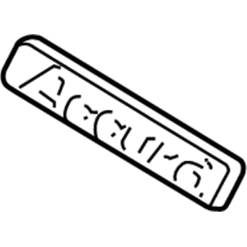 Honda 75732-TP6-A01 Emblem, Rear (Accord)