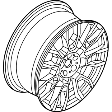 BMW 36-11-6-856-023 SCHEIBENRAD LEICHTMETALL MID:36907113