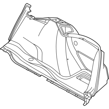 BMW 51-47-5-A6A-BE2 LUGGAGE COMPARTMENT TRIM PAN