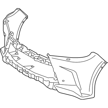 Lexus 52119-6B973 Front Bumper Cover Wre