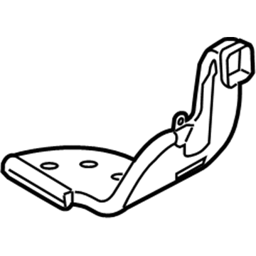 Kia 973601U050 Duct-Rear Heating, LH