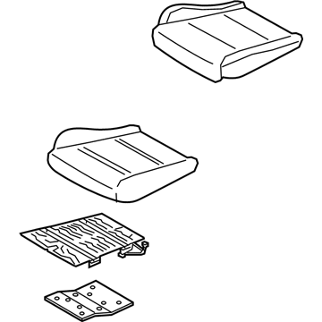 Kia 88100D9201BGK Cushion Assembly-Front Seat