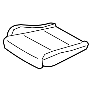 Kia 88160D9140BGK Front Cushion Covering, Left