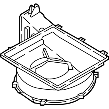 Hyundai 97111-C1020 Case-Blower, Upper