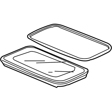 Honda 70200-TA0-A12 Glass Assembly, Roof