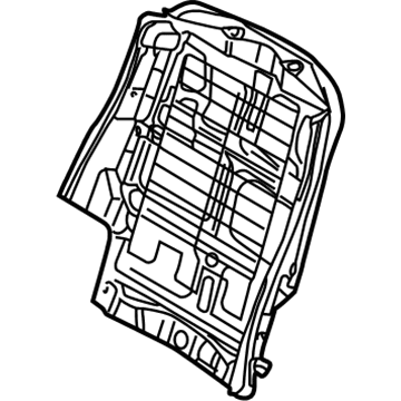 BMW 52-10-8-226-421 Backrest Frame