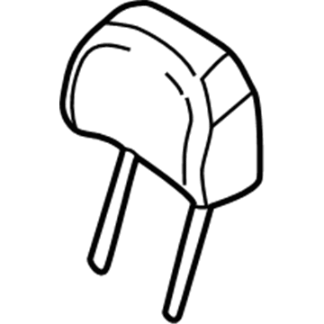 BMW 52-10-7-063-367 Headrest Imitation Leather