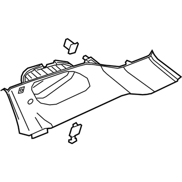 GM 84551371 Upper Quarter Trim