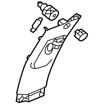 Honda 84111-T20-A01ZB GARNISH, R- *NH900L*