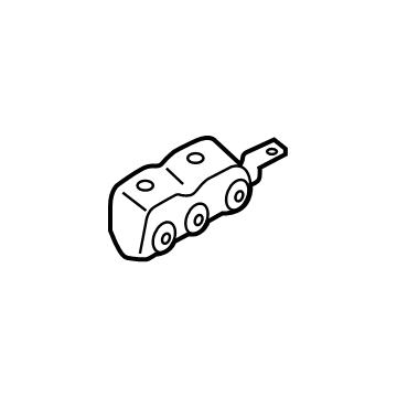 BMW 61-25-8-624-558 ANGLE BRACKET, FRONT LEFT