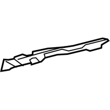 Lexus 58157-50040 Insulator, Front Floor Heat, NO.5