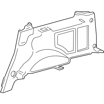Ford 2L7Z-7831012-BBD Quarter Trim Panel