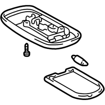 Toyota 81240-12060-A2 Overhead Lamp