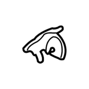 Mopar 55257390AA STRIKER-Hood Latch
