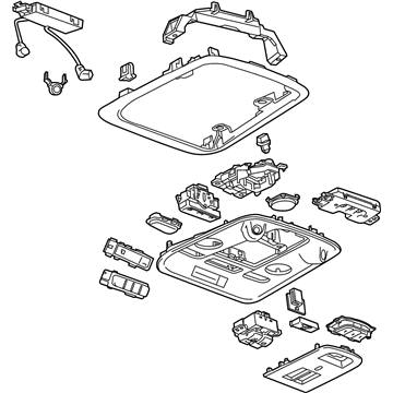 GM 23191103 Overhead Console