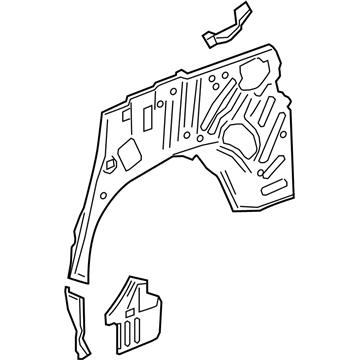 GM 84578751 Inner Quarter Panel