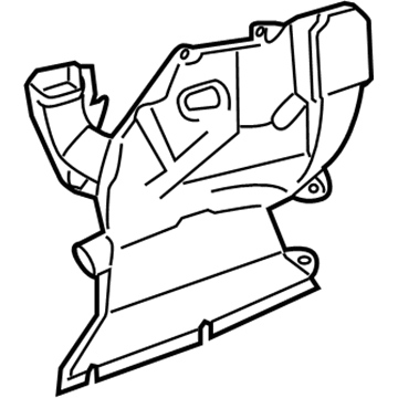 Lexus 87230-60050 Duct Assembly, Air, LH
