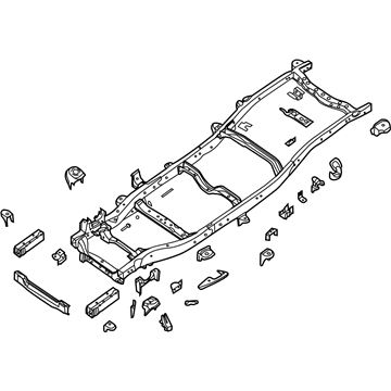 Nissan 50100-ZV60A Frame