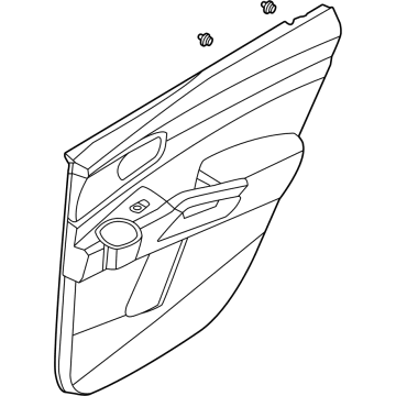 Kia 83307P2000MQA Panel Assembly-Rear Door