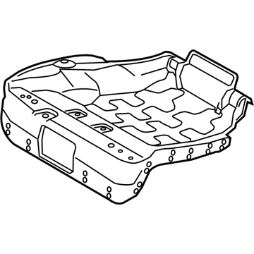 BMW 52-20-7-225-222 Seat Pan, Right