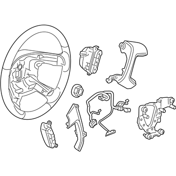 GM 22947784 Steering Wheel Assembly *Ebony