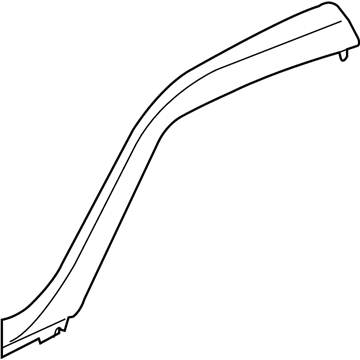 Nissan 76836-1EA0B Finisher-Front Pillar RH