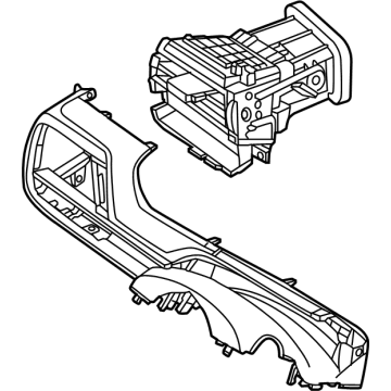 Kia 84790S9500D6K GARNISH ASSY-C/PAD C