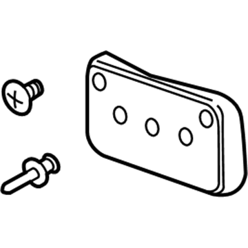 GM 22812521 License Bracket