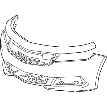 GM 22990028 Bumper Cover