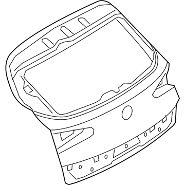 Mopar 68527053AA LIFTGATE