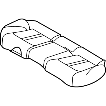 Hyundai 89100-L0040-VSA Cushion Assembly-2ND Seat, LH