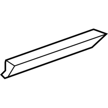 GM 25926387 Spacer, Rear Compartment Floor Panel Trim