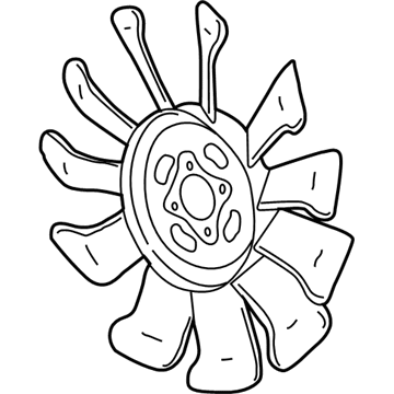 GM 15024813 Fan Blade