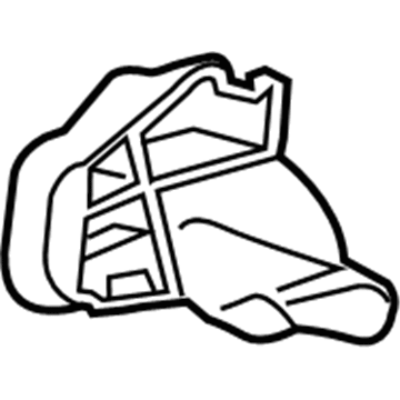 BMW 17-11-8-570-831 Bracket, Radiator Bottom Right