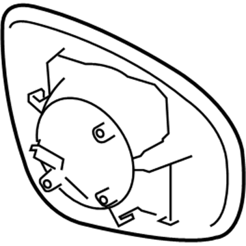 Lexus 87931-76280 Mirror Outer, RH