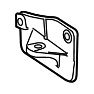 Lexus 65631-76010 Plate, Rear Wheel Housing