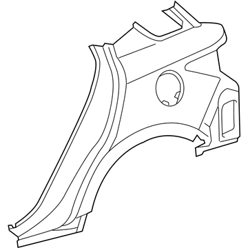 Lexus 61611-76020 Panel, Quarter, RH